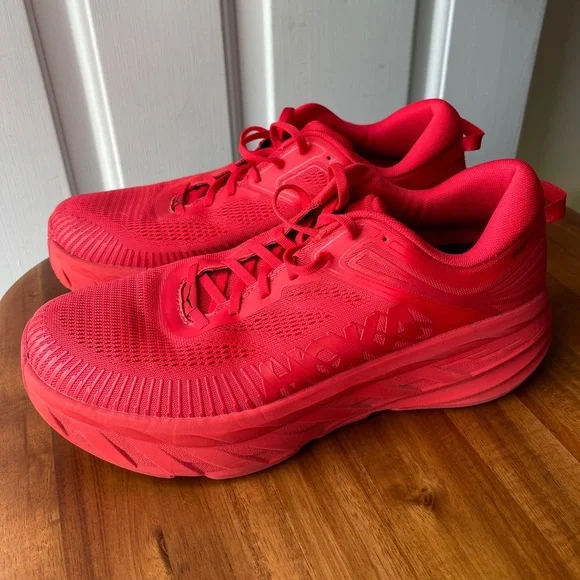 HOKA ONEONE ランニング靴 M BONDI 7 レッド 27cm HOKA ONEONE ランニング靴 M BONDI 7 レッド 27cm HOKA ONEONE BONDI 7
